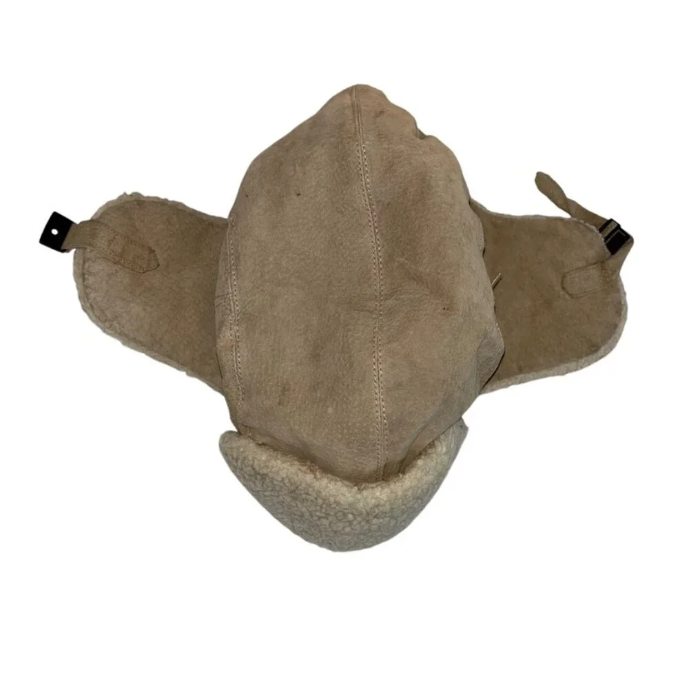 basic editions khaki classic faux sherpa sheepskin trapper Fall Winter h…